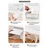 Desk Organizers Storage Drawer Selfadhesive Box Office Stationery Tools Knife Fork Kitchen Organizer Makeup 240125