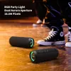 Mlove E6L utomhus Bluetooth SER med OneTouch Bassup IPX7 WaterproofMicro SD Cardauxin Plug37H RGB Light 240126