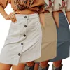 Spódnice spódnica biurowa Slim Fit ciepły solidny kolor mody Lady Vintage Cord ołówek midi żeńskie odzież żeńska