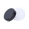 Storage Bottles Q1QD 50Pcs Make Up Jar Cosmetic Sample Empty Container Plastic Round Lid Small Bottle