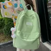 Sacos escolares moda senhora viagem vermelho moda menina kawaii na moda saco de livro feminino bonito náilon portátil faculdade mochila mulheres estudante