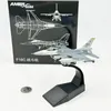 1/100 échelle modèle jouet F-16 6 F-16C avion de chasse USAF moulé sous pression en métal avion modèle jouet pour Collection 240119