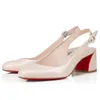 有名なブランド女性レッドデザイナーSo Jane Sling Sandals Shoes Patent Calf Leather Flower Strappy Platform Heels Dress Wedding Lady Walking