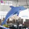 wholesale Les ballons gonflables de dauphin affamés de publicité d'événement extérieur explosent des modèles d'animaux de bande dessinée pour la décoration de thème d'océan avec l'air