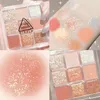 Smoky Pink Shine Eye Shadow Powder All Matte Eyeshadow Palette Primer À Prova D 'Água Glitter Nu Pigmento 9 Cores 240123