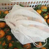 6pcs Reusable Cotton Mesh Produce Bags for Vegetable Fruit Kitchen Washable Storage Bag With Drawstring 3 Sizes Avilable 240125