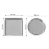 Garrafas de armazenamento 30 pcs placa de alumínio sombra panela vazia para paleta de maquiagem quadrado recipiente de metal acessório blush
