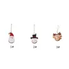 Christmas Decorations Merry LED Light Wooden Dolls House Villa Ornaments Hanging Decoration Pendants Baubles Gift