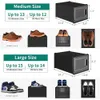 Organisateur de chaussures 20pack chaussure empilable boîte à chaussures rack conteneur tiroir 240130