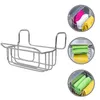 Kitchen Storage Sink Drainer Hanging Basket Draining Sponge Holder Soap Metal 304 Stainless Steel For Organizer