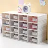 Desktop Drawer Storage Box Desk Stationery Small Shelf Stackable 240125