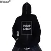 Personalizado moletom com capuz diy suas fotos homens hip hop streetwear jaquetas oversized zip up hoodies unisex pullovers 240127