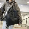 Sacs d'école Sacs à dos de mode pour femmes 2024 grand sac à dos pour ordinateur portable étudiant coréen Pu cuir sac à dos sport sac à dos fille cartable voyage