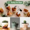 16 PCS 2 Terra Cotta Pots Pottery Planter Cactus Promity وعاء عصاري مع فتحة تصريف كبيرة للنباتات 240131