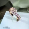 Lover Band Ring Snake Rings Geometry Ring 12 Style Open Ring 18K Gold Plated Size 6 7 8 9 Ring Twist Rings with Box Anillos Ring Anillo Ring 3 Color Ring Set Gift Present