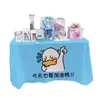 Table Skirt Tablecloth Stalls Market Hanging Cloth Floor Push Advertising Desk Street Stall Net Celebrity Background Tab