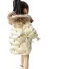 Warm halten Winterjacke für Mädchen Mantel Mode mit Kapuze Kinder Oberbekleidung Kleidung 2-12 Jahre Teenager Kinder Parka 240202