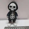 Super Cool Skeleton Figures Halloween Figurine Skull Horrible Ornaments Car Instrument Panel Desk Decoration 240124