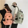 バックパックスクールバッグ男性大学学生韓国高校女性大容量コンピューターバッグ