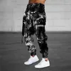 Herenbroeken Joggingbroek Joggers Broeken Trekkoord Elastische taille Lint Kleurenblok Grafische prints Comfort Ademend Sporten Buiten