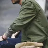 Maden M65 Jackets For Men Army Green Oversize Denim Jacket Military Vintage Casual Windbreaker Solid Coat Clothes Retro Loose 240129