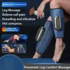 Elektryczny masażer nóg z wibracją na kompresję ciepła masażer mięśni cielęta kreatyna relaksacja kreatynowa Ból