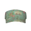 Berets Sommer Air Sonnenhut Vintage England London Thema Visier UV-Schutz Sport Tennis Golf Laufen Sonnenschutzkappe