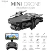 Drones LS-MIN Mini WiFi FPV RC Drone avec 4K 1080P HD caméra Mode de maintien d'altitude 4CH pliable quadrirotor RTF hélicoptère enfant jouets cadeau YQ240213