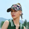 Berets Summer Air Sun Hat Men Women Adjustable Visor UV Protection Top Empty Sports Leaf Camouflage Sunscreen Cap