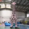 groothandel groothandel 10mH 33ft gratis deur schip buitenactiviteiten reclame gigantische opblaasbare giraffe cartoon diermodel dierentuin decoratie op maat gemaakt model