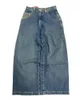 Y2K Kleidung Cargohose Herren JNCO Bestickte hochwertige Jeans Hip Hop Streetwear Baggy Jeans Harajuku Vintage Jeans mit weitem Bein 240126