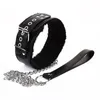 Sex Toys Slave Bondage Collar Erotic Leash Adjustable Necklace PU Leather SM Choker for Women Sexual Couples Adult Games 240130