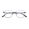 Okulary przeciwsłoneczne Ramki 49 mm B Tytanium Pełna ramka kwadratowe okulary dla mężczyzn i kobiet przeciw niebieskie okulary na receptę 86280