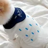 Cão vestuário animais de estimação roupas verão gato t-shirt filhote de cachorro traje pequeno yorkshire pomeranian poodle bichon schnauzer roupas xs