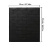 1-10pcs 77cm*70cm 3DWall Sticker Solid Color Faux Brick Bedroom Home Decor Waterproof Self Adhesive DIY Living Room Wallpaper 240127