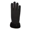 Mode Femmes Gants Automne Hiver Mignon Fourrure Mitaines Chaudes Doigt Complet Mitaines Femmes Sport De Plein Air Gants Féminins Écran Tactile simplicité