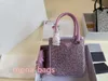 Designer Shoulder Bags Women Crystal Handbags Metallic Beads Glitter Diamonds Lady Axillary Bag Crossbody Ladies Wallet Purses