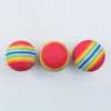 50pcs/torba Rainbow Color Golf Training Piłki golfowe huśtawka huśtaczka wewnętrzna pomoce treningowe ćwicz gąbki piankowe 240124