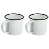 Wine Glasses 2 Pcs Vintage S Glass Drinking Milk Cup Beer Mug Coffee Iron Household Supply Child