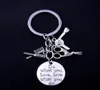 36PC Hairstylist Keychain Comb Hair Dryer Scissors Key Chains Alloy Silver Color Keyrings Women Men Jewelry Barber Gift Key Ring6534240