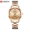 CURREN Montre femmes montres dames 9007 acier femmes Bracelet Femme horloge Relogio Feminino Montre Femme 240202