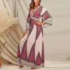 Casual Dresses Women Plaid Print Retro Long Dress Spring Summer Women's Sexy V Neck For Christmas