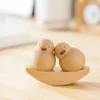 Creative Par Decoration Office Desktop Wood Style Woody Duck Friendship Friendshud Valentine's Day Modern Memorial Day 240125