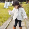 Jackets Girls 'Autumn e Winter Fur Coat 2024 Baby da moda coreana