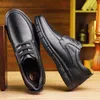 Sapatos masculinos de couro genuíno feitos à mão 3847 macio antiderrapante borracha mocassins de escritório homem casual negócios 240202