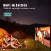 BYINTEK P20 3D 4K Cinema 1080P Smart Android Wifi LED DLP Home Theater Outdoor Portable Mini Projector with Battery 240125