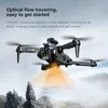 드론 K10 최대 HD 드론 3 카메라 하이 홀드 모드 RC Wi -Fi Aerial Photography 트윈 로터 자동 장애물 회피 장난감 헬리콥터 YQ240211