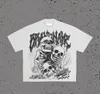Grafische T-shirts Punk Hip Hop Print Y2k Top Oversized Losse Korte Mouw Vintage Gothic Patroon Mannen T-shirt streetwear 240129