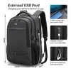 Zaino per laptop da uomo Zaino da 17,3'' di grande capacità Borsa con porta USB Zaino da lavoro Oxford Borsa da viaggio impermeabile resistente all'usura 240125