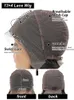 134 Parrucca anteriore in pizzo per capelli umani Parrucche frontali trasparenti per donne nere Bob corto Glueless Remy Dritto naturale 240127